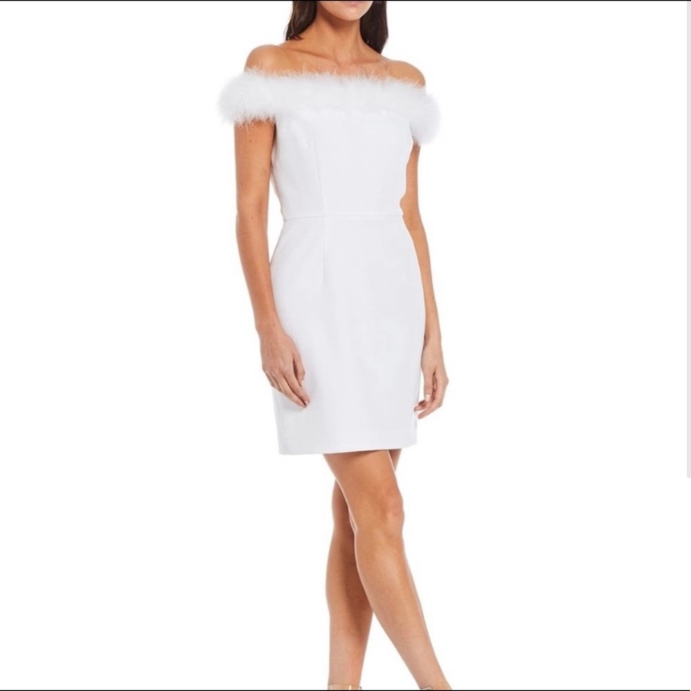 Gianni Bini- White off the shoulder dress